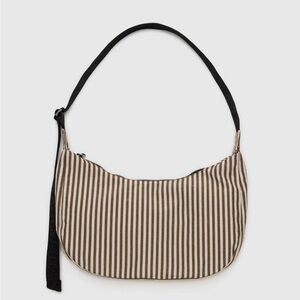 Baggu Striped Brown and White Women's Bag